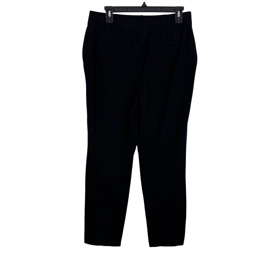 J. Jill Black Ponte Pull On Elastic Waist Slim Leg Pants Women’s Size Medium